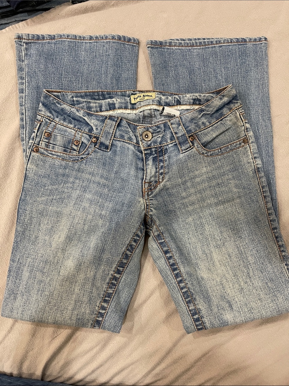 Vintage! Paris Blues Light Blue Wide Leg Women's Jeans